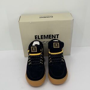 Element Topaz C3 lace-up suede boots shoe Sherpa lining navy blue men new 8.5